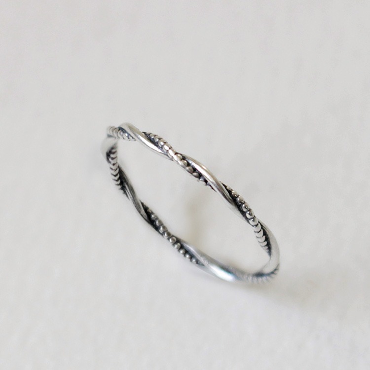 925 Silver Thames Stack Ring/템즈