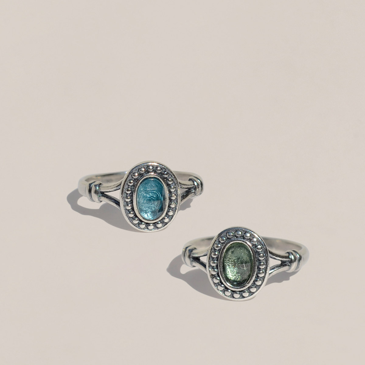 925 Silver Wren Gemstone Ring/ 렌