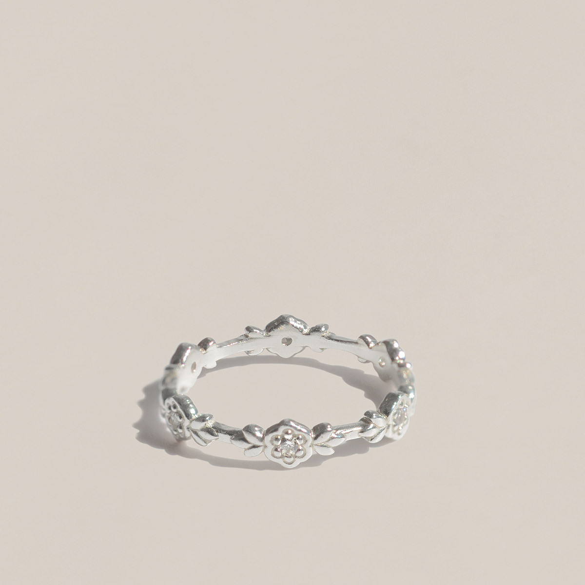 925 Silver Camellia Ring/ 카멜리아