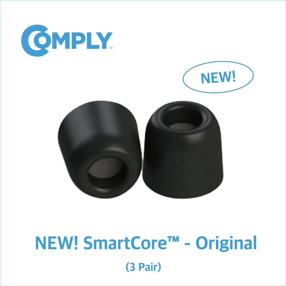 COMPLY 컴플라이 폼팁 SmartCore 이어팁 - 오리지널, 라운드, 오벌(3쌍)