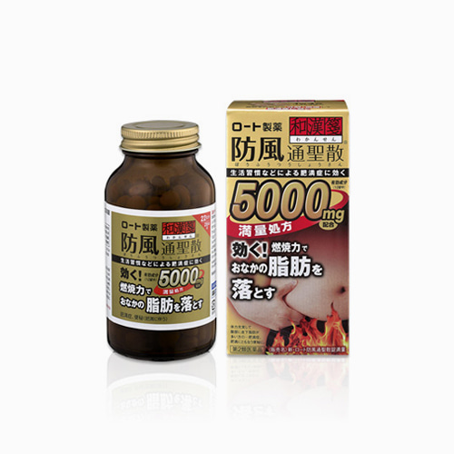 [ROHTO] 신와칸센 5000mg 264정, 18가지 성분, 뱃살고민 끝~!!!