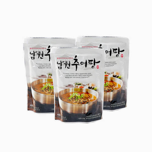 [남원미꾸리] 활미꾸라지로 맛을 낸 남원추어탕 400g x3팩