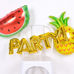 홈 파티 풍선 알파벳은박 PARTY! 골드