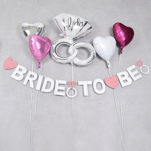 브라이덜 샤워 가랜드 BRIDE TO BE /브라이덜샤워 소품