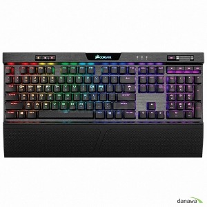 K70 RGB MK.2 LOW PROFILE Rapid Fire 게이밍 기계식 은축(한글, 104키배열)