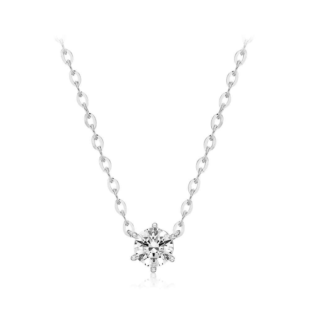 데이지 3부 다이아몬드 목걸이 DS0018N03 (메인나석 별도구매)