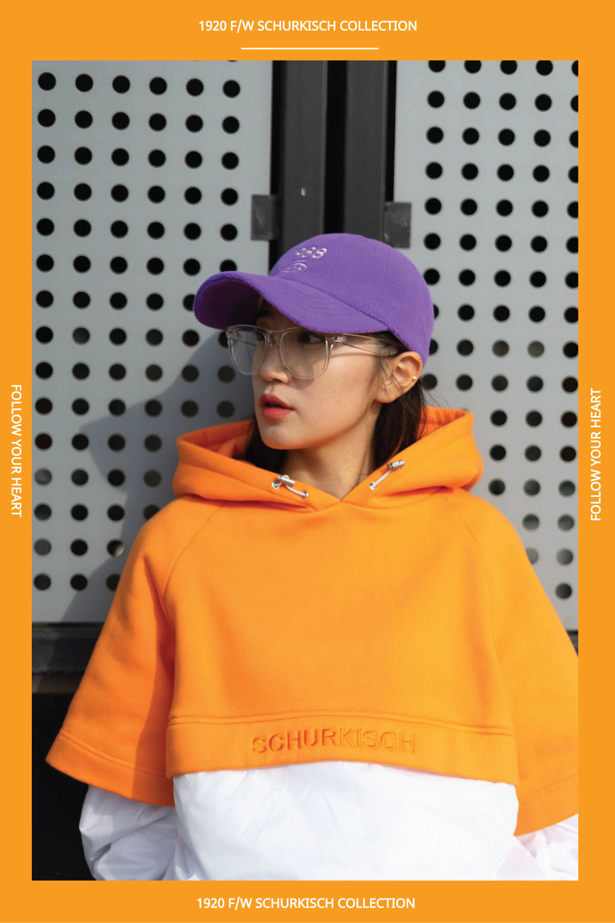 SCHUK Half Anorak Orange