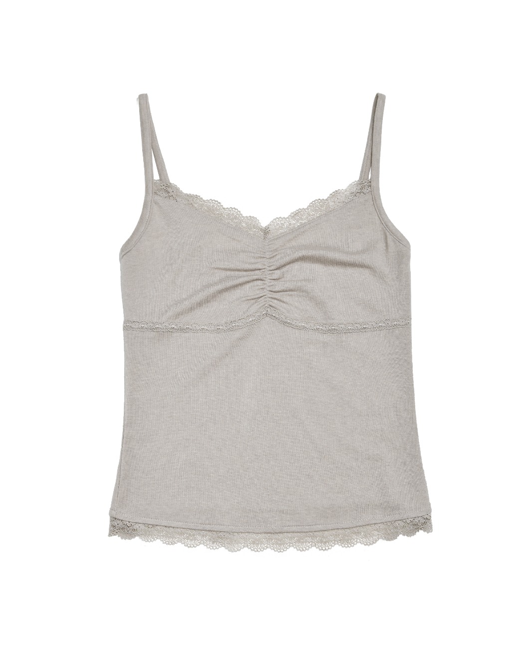 Lace Tank Top (Light Gray) (*24SS Ver. 원단)