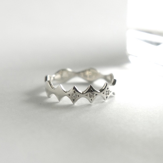 rolling waves ring