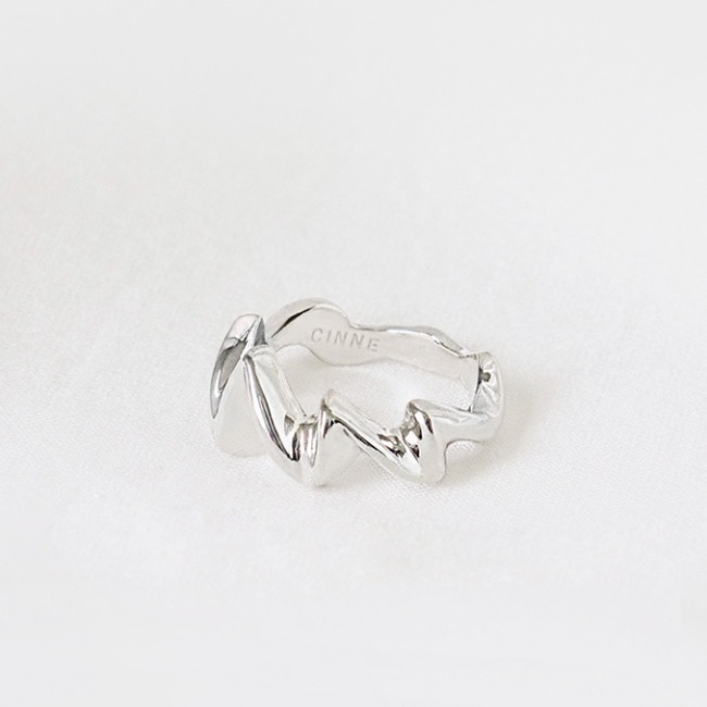 free drawing silver ring
