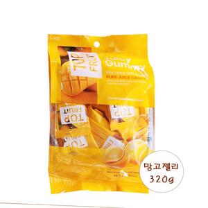 탑 푸룻 주시 구미 과일맛 망고 젤리 320g