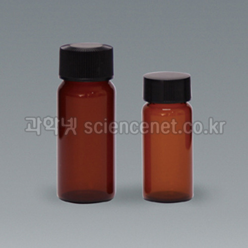 스크류캡바이알병(갈색-유리)(22x65mm/15ml)