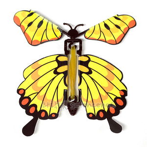 고무동력 팔랑 나비 (행사용) (10인용)  /고무줄 탄성 나비 만들기