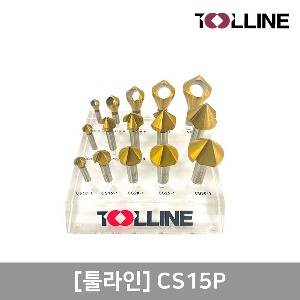 카운터싱크 세트(15PCS). CS15P. TOOLLINE(KT) 툴라인(KT). 000000013165