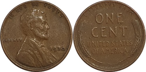 미국 1930년 링컨 1 센트