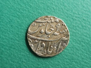 인도 AH1139(1728년) MUGHAL AURANGZEB ALANGIR SURAT MINT 1 RUPEE 은화