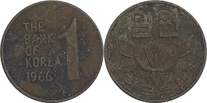 한국은행 1966년 1 원