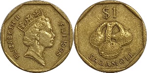 피지 1995년 1 달러