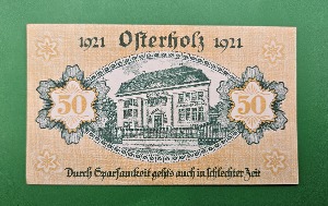 독일 1921년 NOTGELD 놋겔트 인플레이션 비상화폐 50페니히 - 준미~미사용-