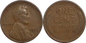 미국 1929년 링컨 1 센트