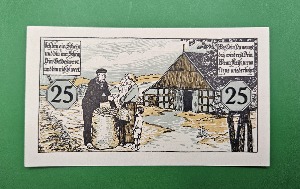 독일 1920년 NOTGELD 놋겔트 인플레이션 비상화폐 25페니히 - 준미~미사용-