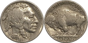 미국 1937년 버팔로 니켈 5 센트