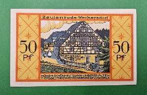 독일 1921년 NOTGELD 놋겔트 인플레이션 비상화폐 50페니히 - 준미~미사용-