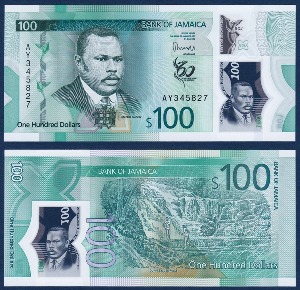 자메이카 2022년 100 달러(독립 60주년 기념권) - 미사용