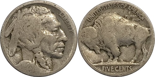 미국 1920년 버팔로 니켈 5 센트