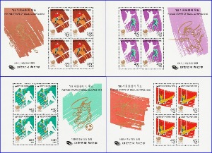 시트 - 1986년 &#039;88서울올림픽시리즈 제5집 4종