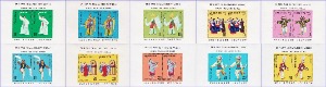 시트 - 1975년 민속예능시리즈 1집~5집 10종