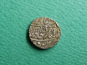 인도 AH1195(1781)년 NARWAR STATE  IN THE NAME OF MUHAMMAD AKBAR II 1 RUPEE 은화