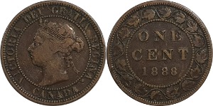 캐나다 1888년 1 센트