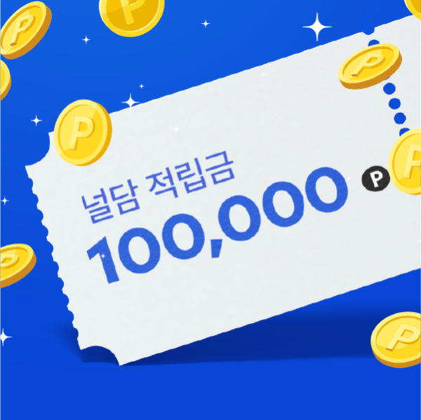 널담 적립금 100,000원