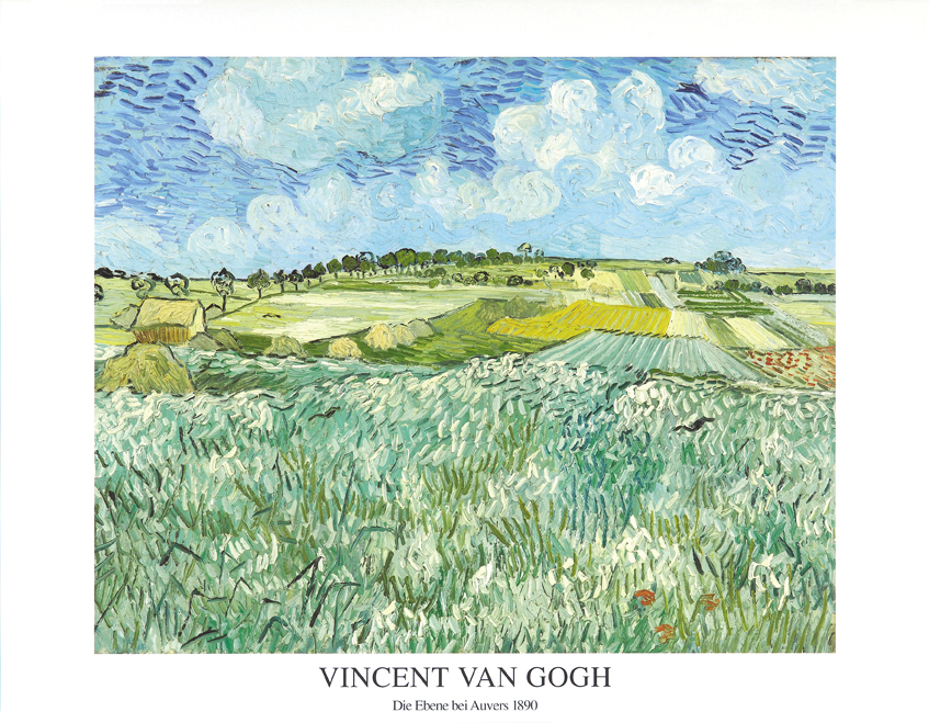 VAN GOGH VINCENT - Die Ebene bei Auvers, 1890