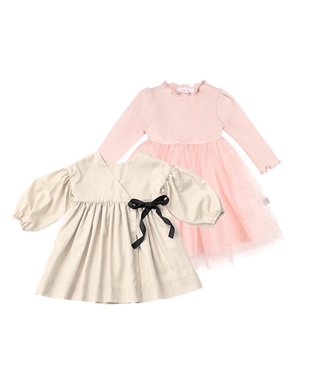 [설빔세트] 유레카 1 shell + 올리비아 튤 드레스 핑크 baby