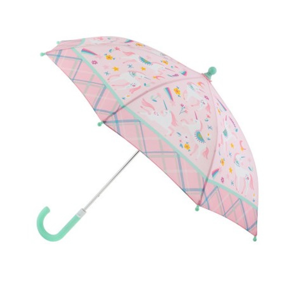 프린티드 우산 핑크유니콘