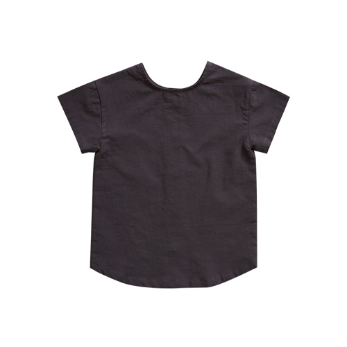 [Dimanche] neat shirt charcoal - 마르마르