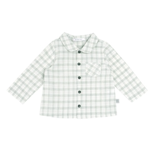 [a.toi baby] sedie check shirt mint - 마르마르