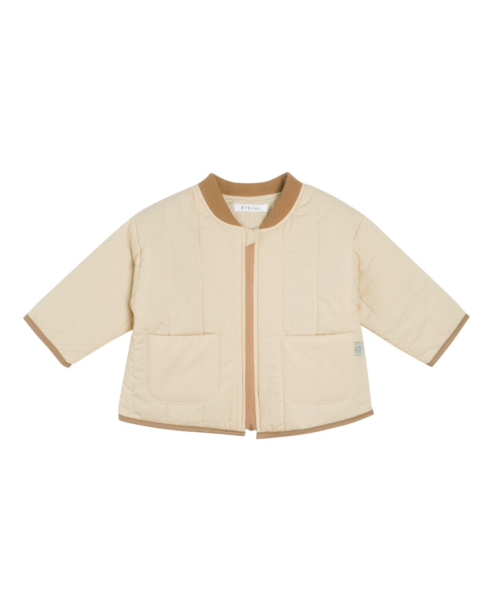 [a.toi baby] Brooks Quilted Jumper Beige - 마르마르