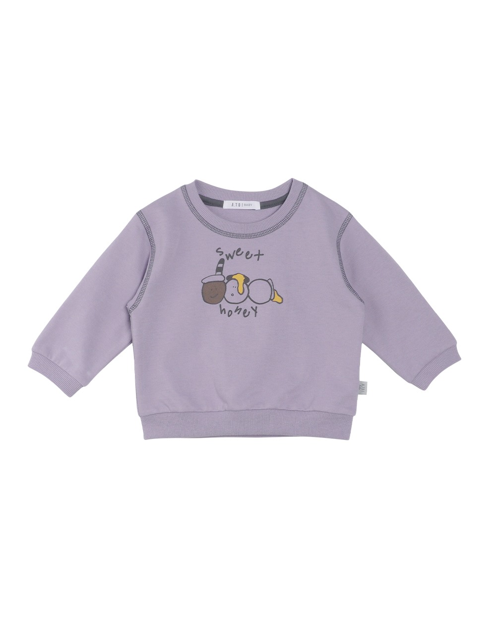 [a.toi baby] Acorn Sweatshirt Purple - 마르마르