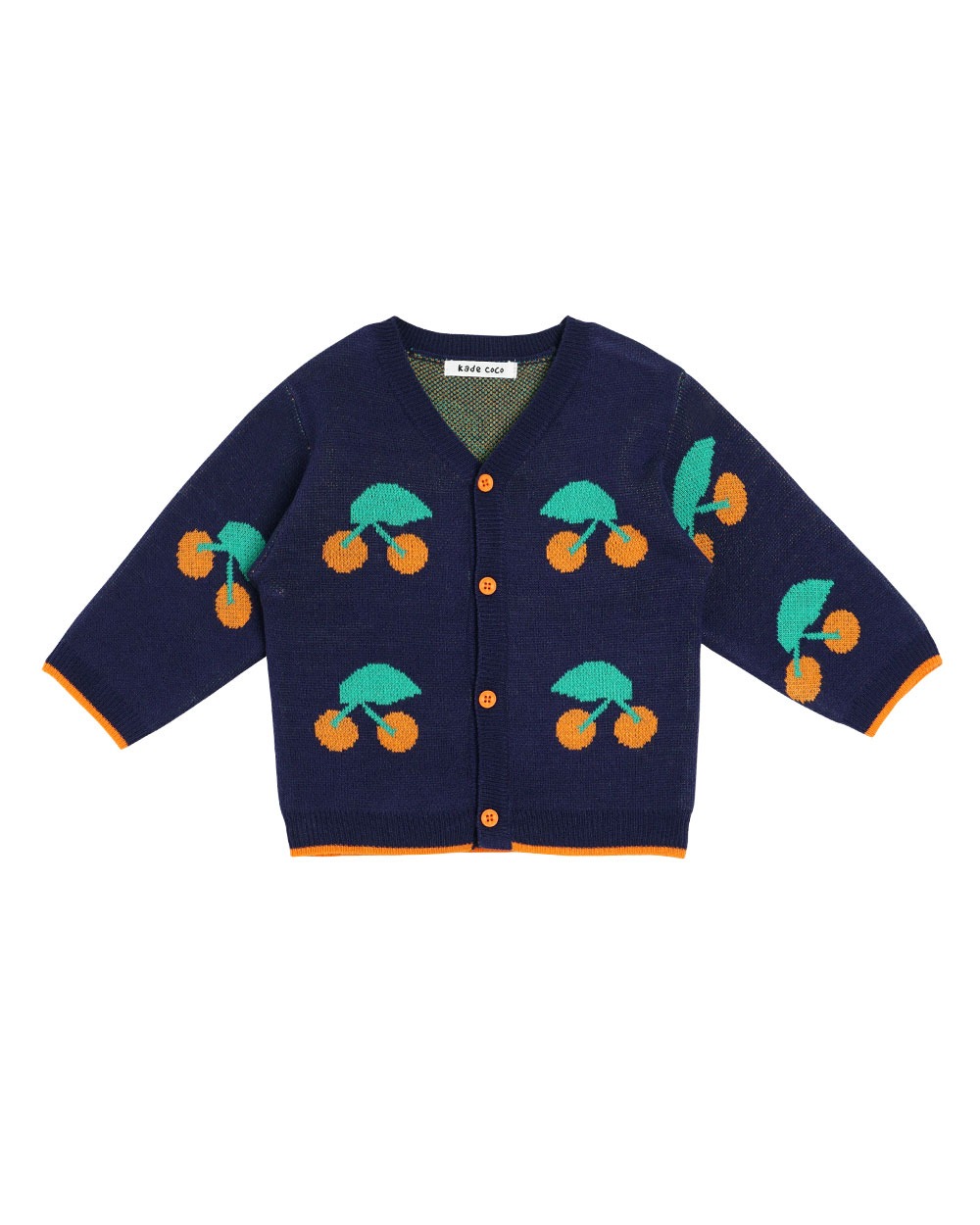 [kade coco baby] Coco Baby Cherry Cardigan Navy - 마르마르