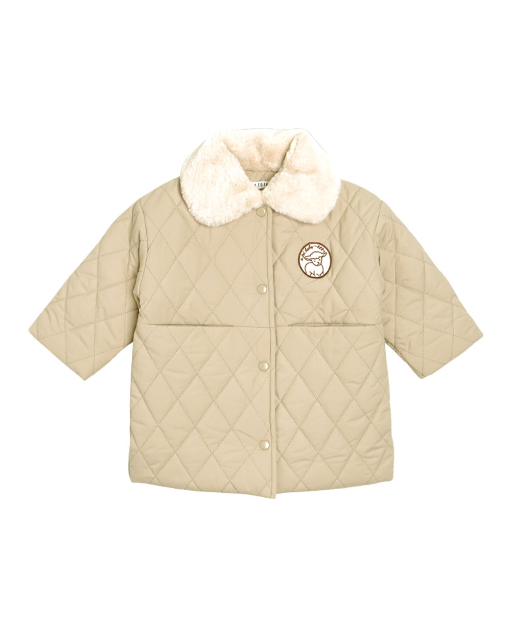 [a.toi baby] Elena Quilting Jumper Beige - 마르마르