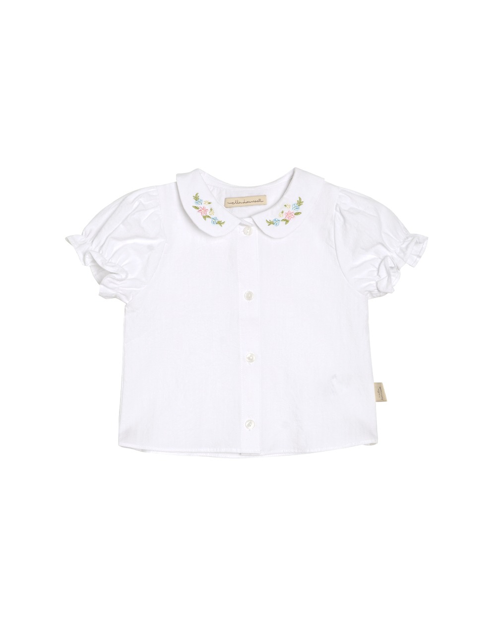 [ellalouise baby] Anna Collar Blouse BB White - 마르마르