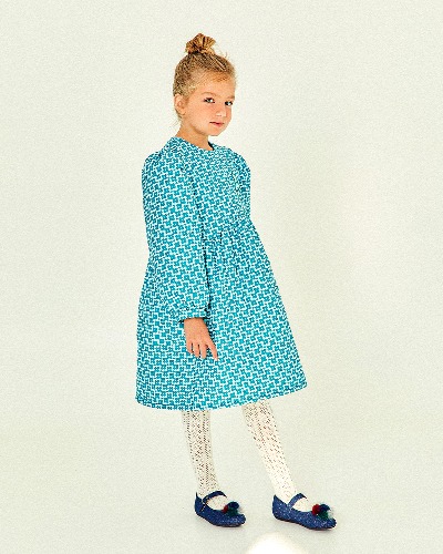 캠핑 어드벤처 퀄팅 드레스 민트