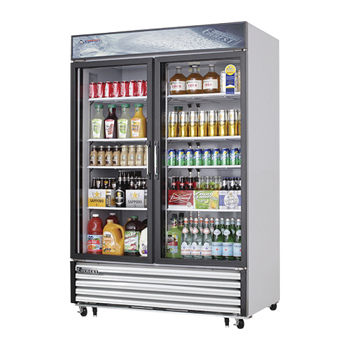 부성 에베레스트 B135HS-2RROC-E 업소용 냉장쇼케이스 기계하부형 여닫이방식 간냉식 1350x810x2010mm