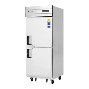 부성 에베레스트 B074-2RFOS-E 업소용 냉장고 냉동고 25박스 냉장1칸 냉동1칸 간냉식 740x803x1910mm