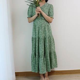 [pattern]A596.패니 랩티어드 원피스,포맘