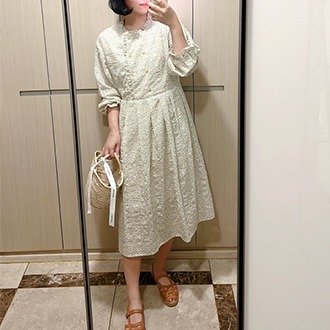 [pattern]631.카밀라 플리츠 원피스,포맘