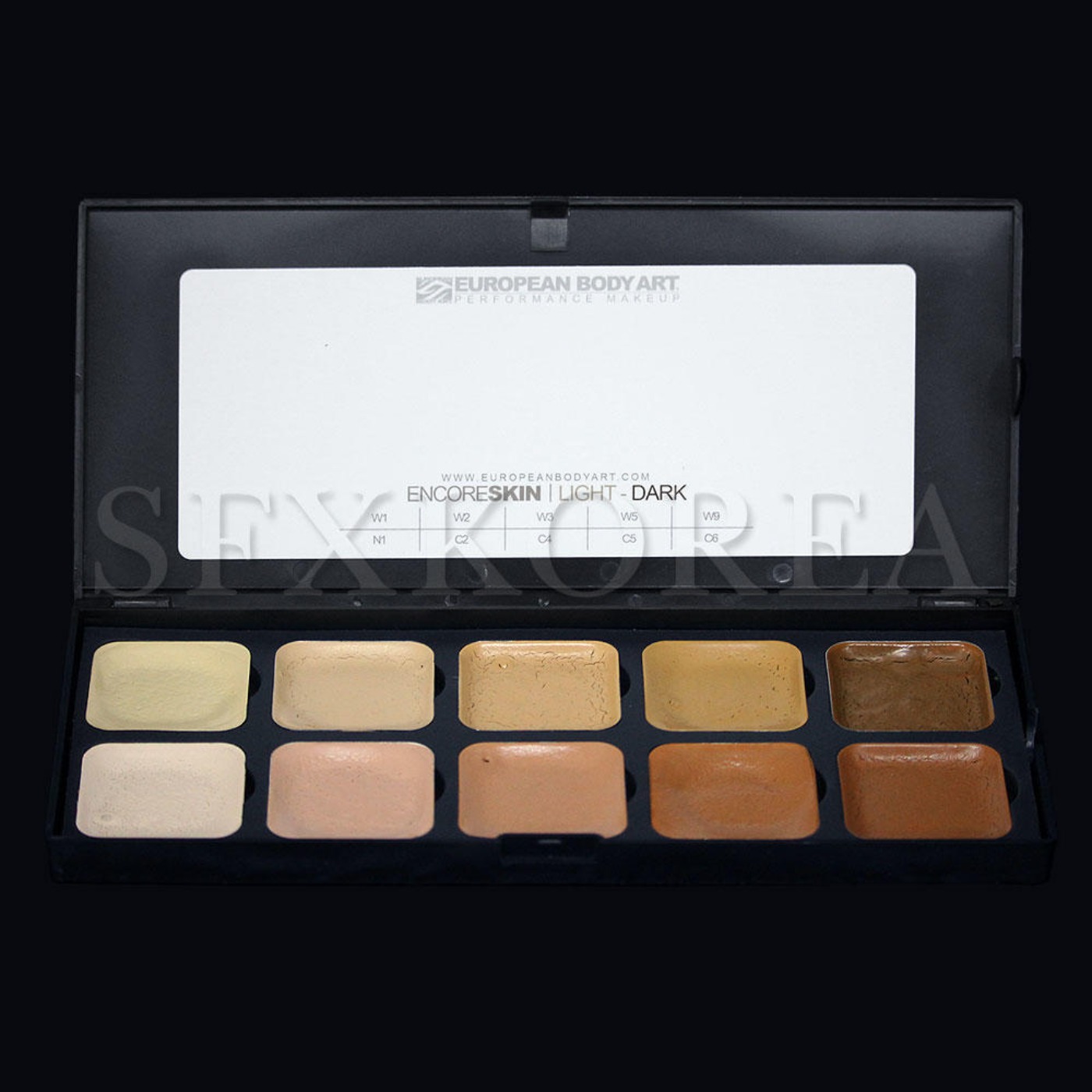 EBA.알콜팔레트(Alcohol Palette)_Skin tone_Light To Dark